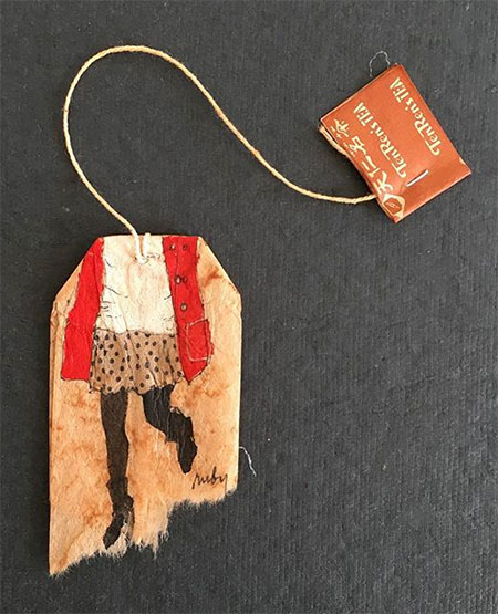 Ruby Silvious Tea Bags Art