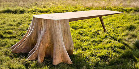 Tree Stump Table