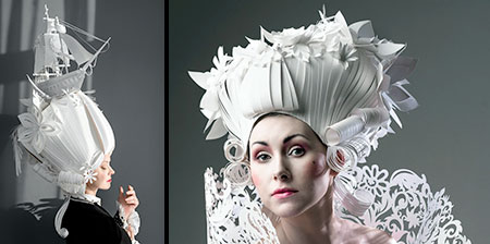 Wigs Made of Paper