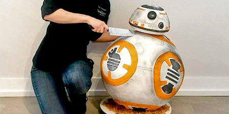 Star Wars BB-8 Cake