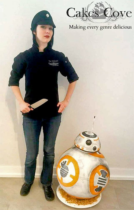 Star Wars BB8 Cake