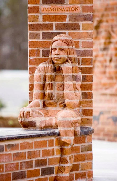 Brick Sculpture