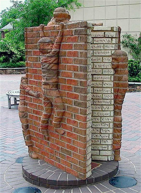 Brick Sculptures by Brad Spencer