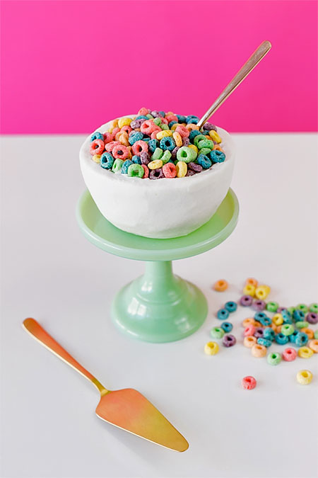 Kelly Mindell Cereal Bowl Cake