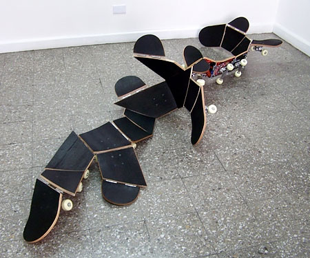 Dario Escobar Skateboard Sculpture