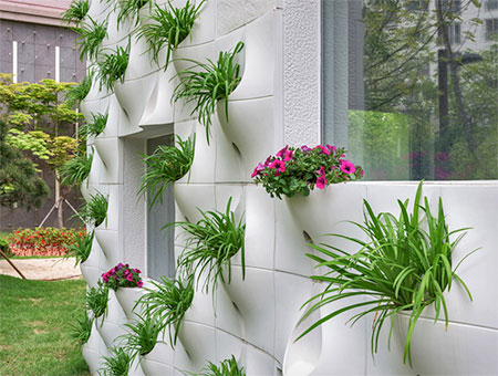 Flower Pots Wall