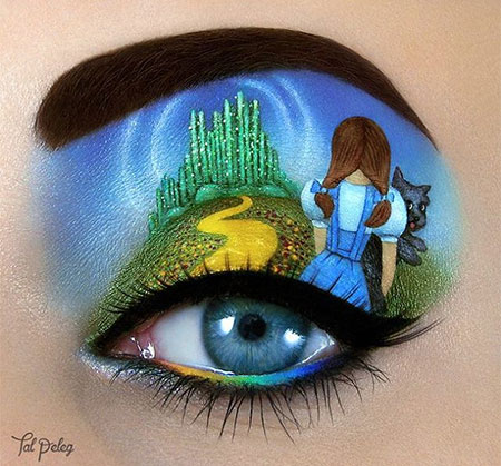 The Wizard of Oz Eye Makeup Art