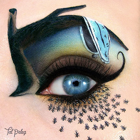 Salvador Dali Eye Makeup Art