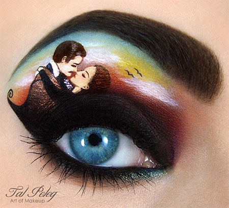 Gone with the Wind Eye Makeup Art