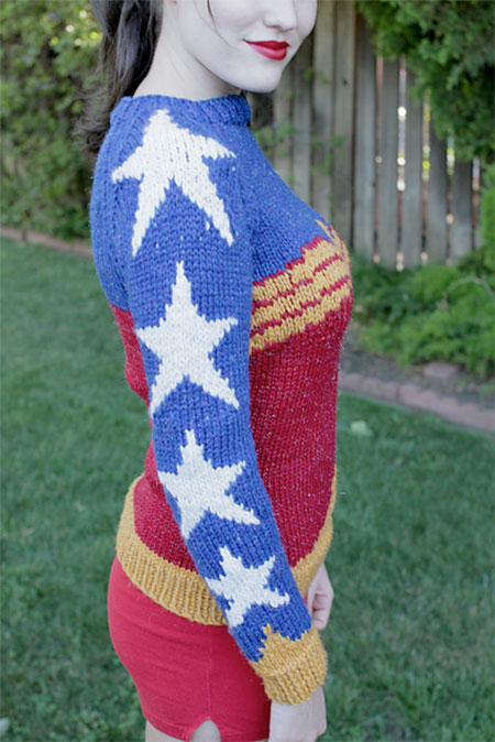 Natalie Bursztyn Wonder Woman Sweater