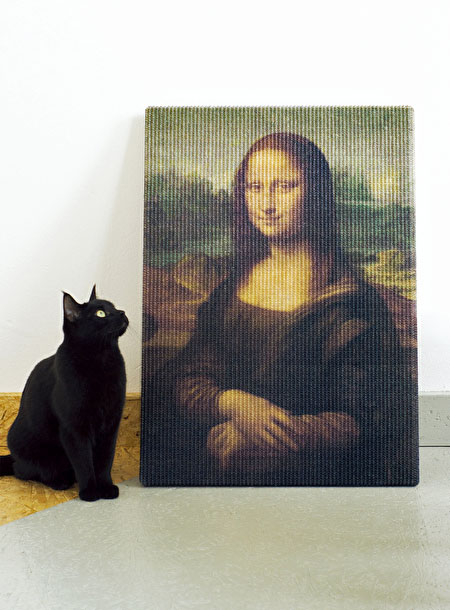 Erik Stehmann Mona Lisa Cat Scratcher