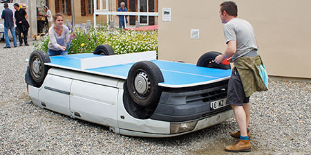 Ping Pong Table Car