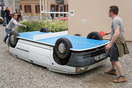 Ping Pong Car