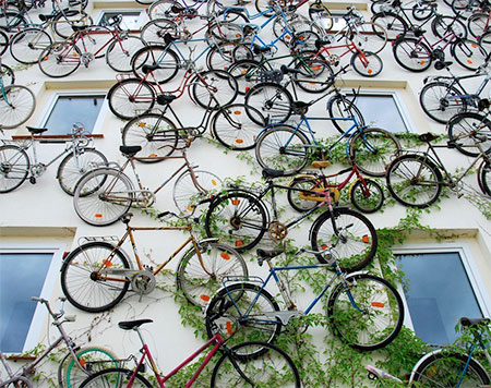 Bikes Wall