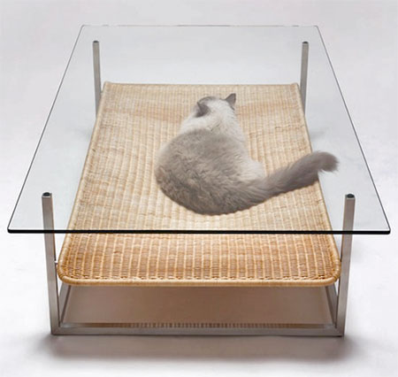 Koichi Futatsumata Cat Hammock Table