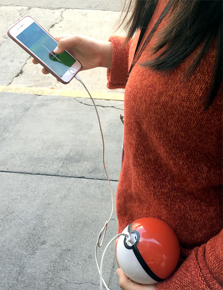 Pokeball Battery Charger