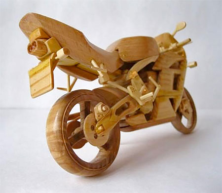 Vyacheslav Voronovich Wooden Motorcycles