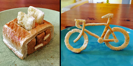 3D Toast Sculptures