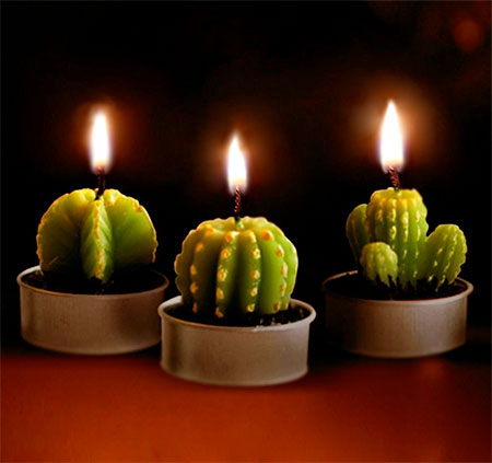 Cacti Candle