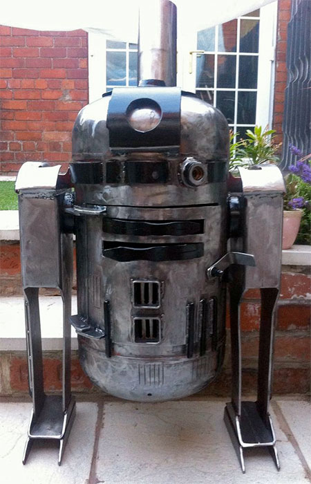 R2-D2 Wood Burning Stove