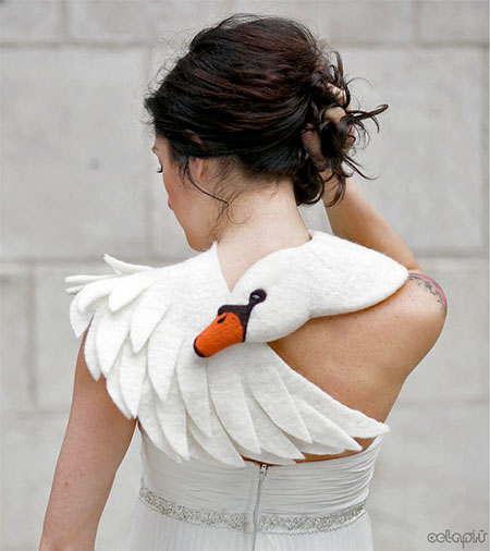 White Swan Scarf