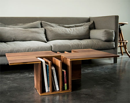 Endri Hoxha Bookshelf Coffee Table