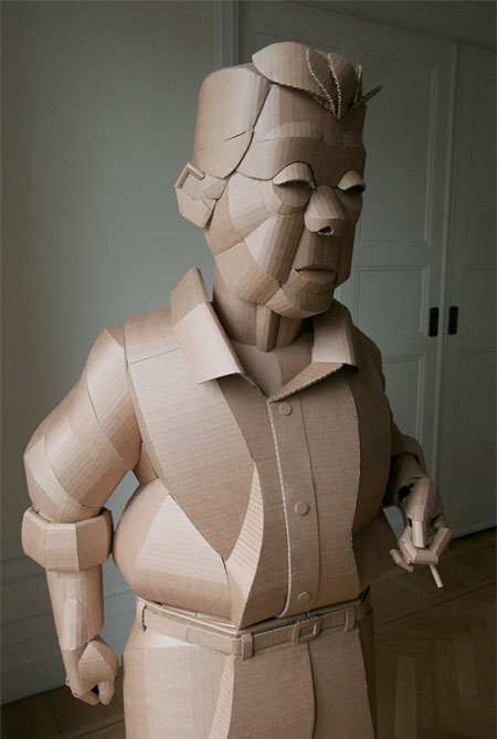 Warren King Cardboard Sculpture