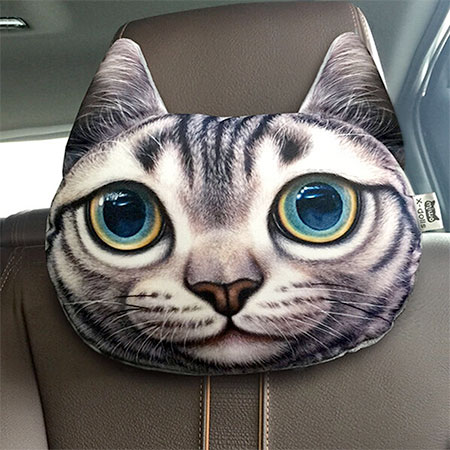 Cats and Dogs Headrest Pillows