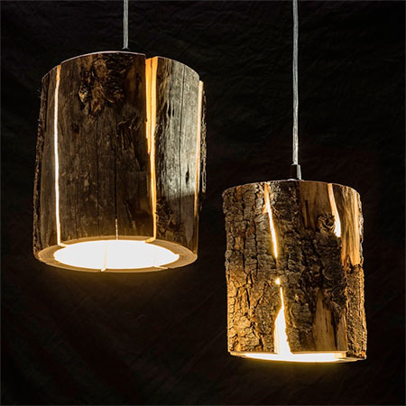 Duncan Meerding Log Lamp