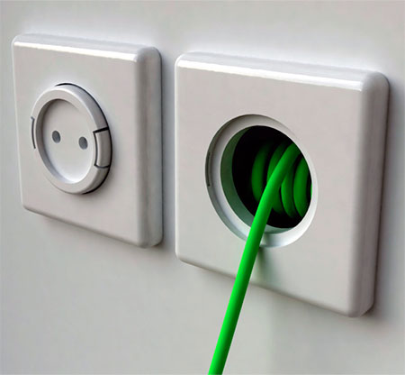 Extension Cord Wall Socket