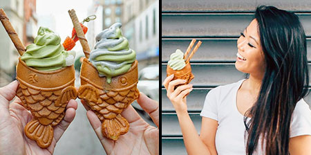 Fish Ice Cream Cones