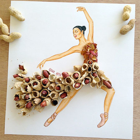 Dresses Made of Food