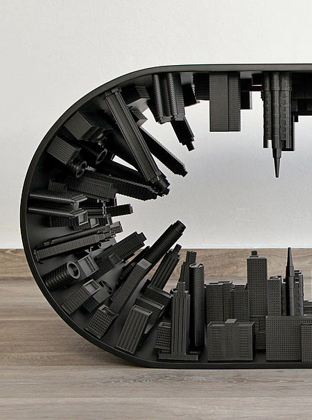 Black Edition Wave City Table