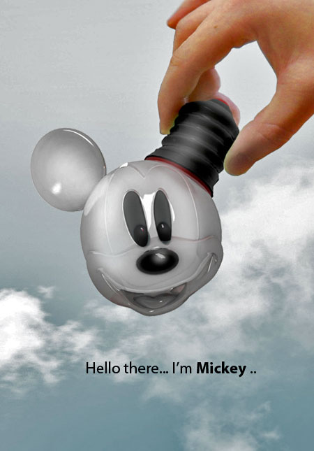 Mickey Mouse Lightbulb