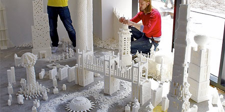 Sugar Cube Sculptures