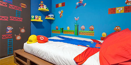 Super Mario Hotel Room