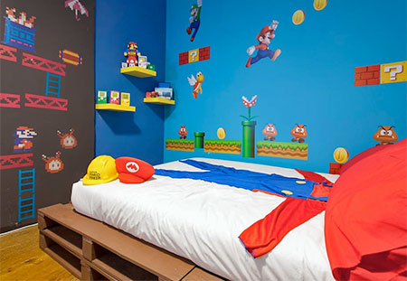 Super Mario Bedroom