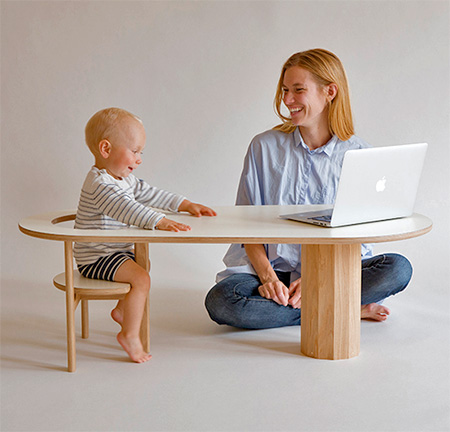 Baby Seat Coffee Table