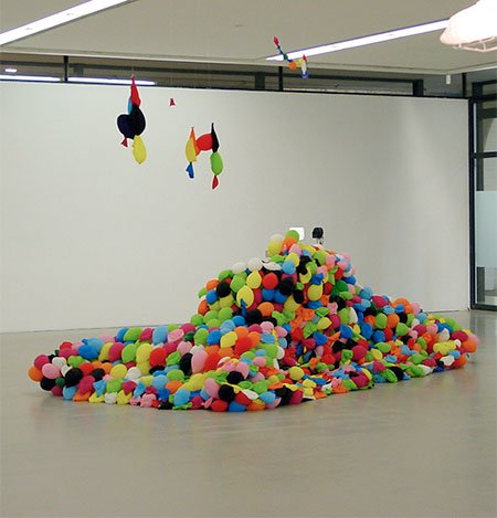 Tank Made out of Balloons