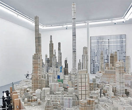 Liu Wei Book Cityscape