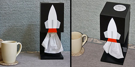 Rocket Tissue Dispenser