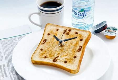 Toasted Bread Clock