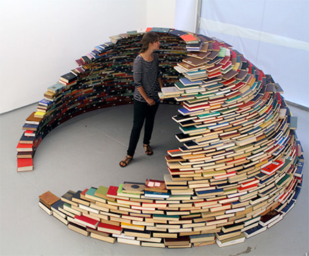 Igloo Made of Books