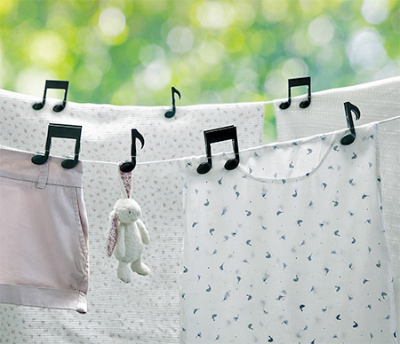 Music Note Clothes Pin