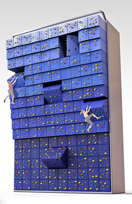 Modern Climbing Wall