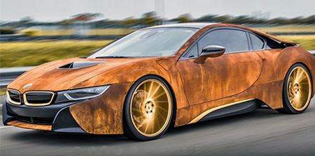 Rust Covered BMW