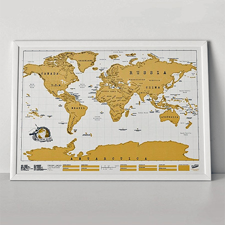 Scratch Off Map