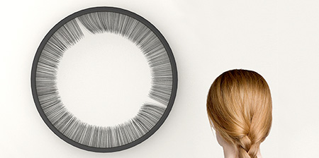 Eyelashes Clock