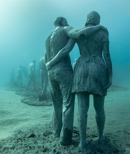 Jason deCaires Taylor Underwater Sculptures