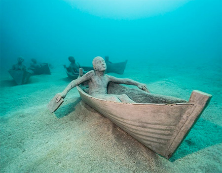 Jason deCaires Taylor Underwater Sculpture